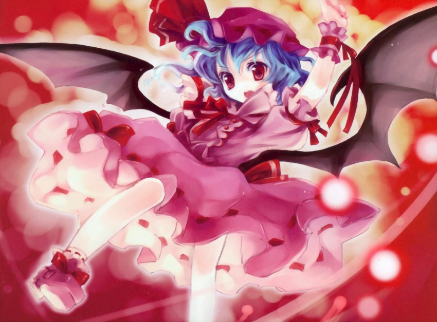 remilia scarlet (touhou) drawn by cradle_(circle) and kuroya_shinobu
