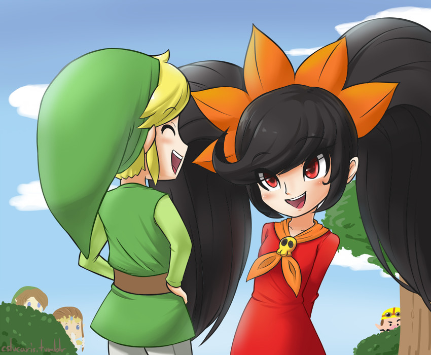 link, princess zelda, toon link, ashley, and wario (the legend of zelda and 3 more) drawn by cslucaris