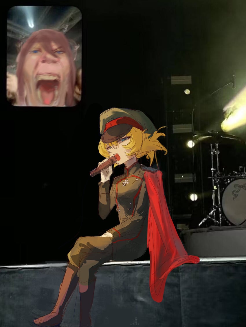 tanya degurechaff and viktoriya ivanovna serebryakov (youjo senki) drawn by yulantiankong986