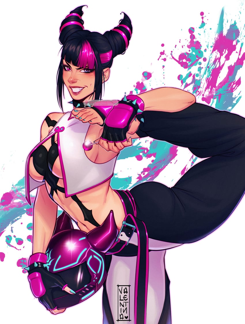 han juri (street fighter and 1 more) drawn by valentina_tavolilla