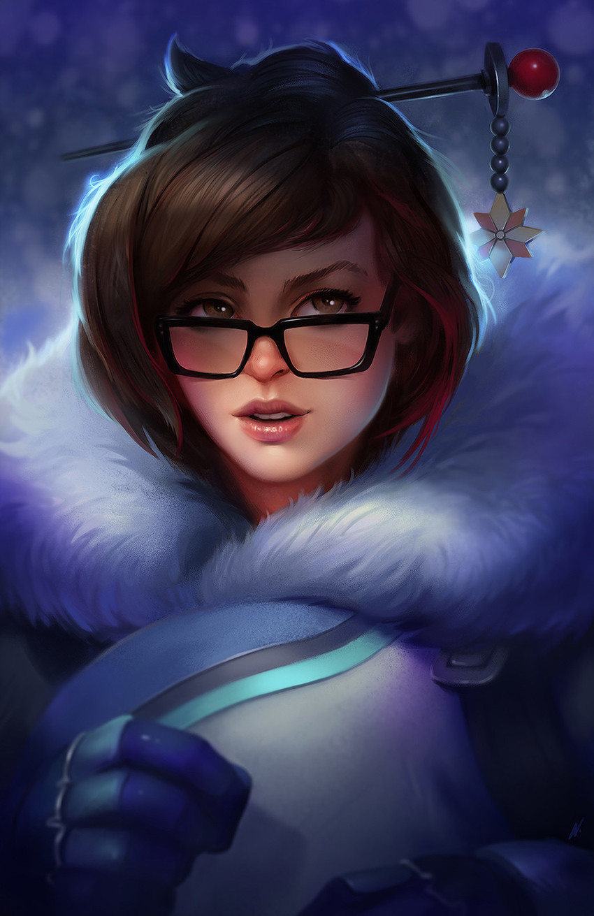 mei (overwatch and 1 more) drawn by dave_greco