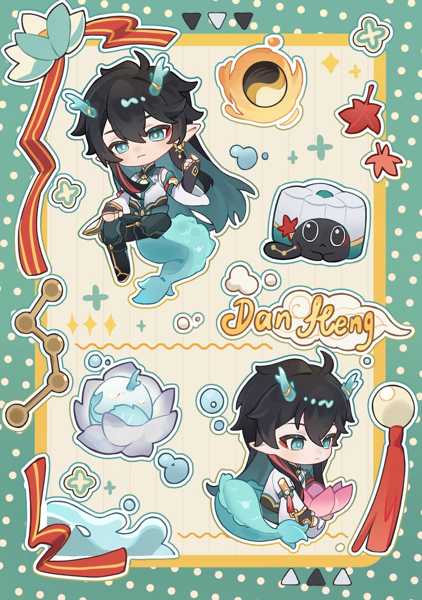 dan heng (honkai and 1 more) drawn by xiaoshu