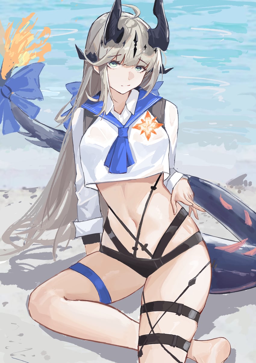 reed and reed the flame shadow (arknights) drawn by yuanqi_(chriu)