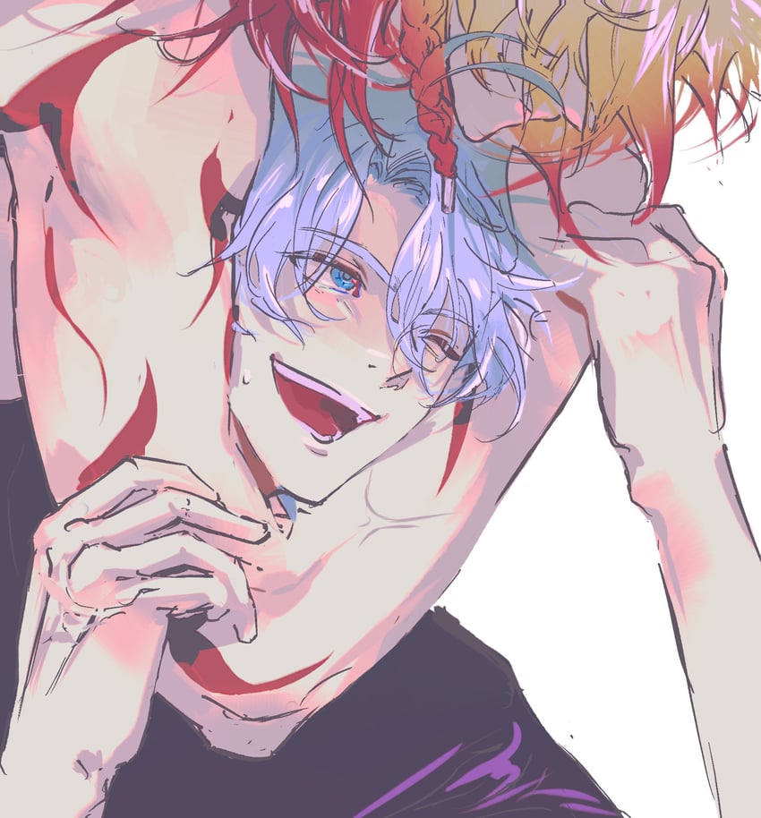 phainon and mydei (honkai and 1 more) drawn by bangpingguo