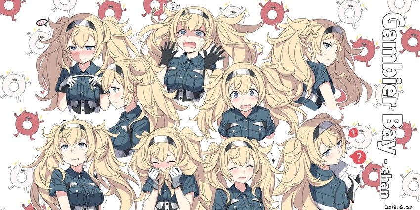 gambier bay and enemy lifebuoy (kantai collection) drawn by cnm