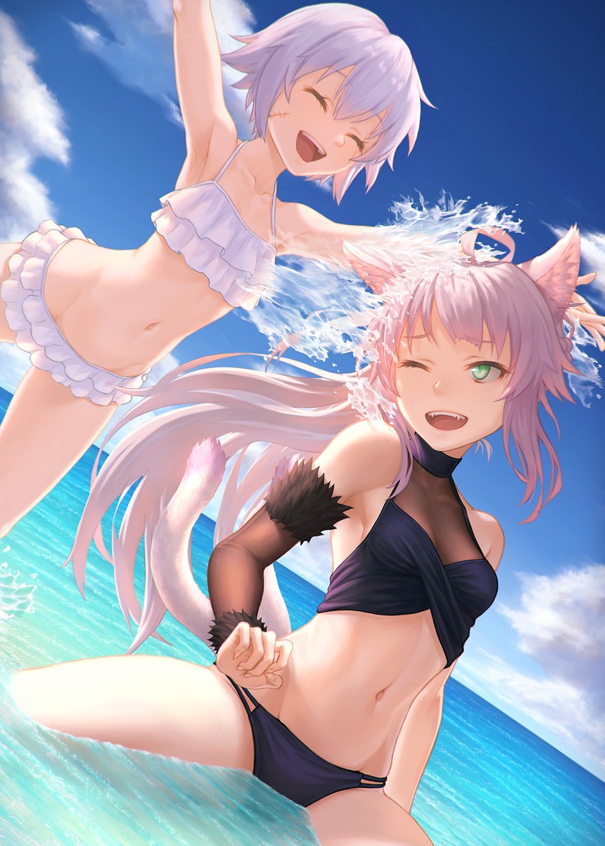 jack the ripper, atalanta, and atalanta alter (fate and 1 more) drawn by ju_go_(toamariitutu)