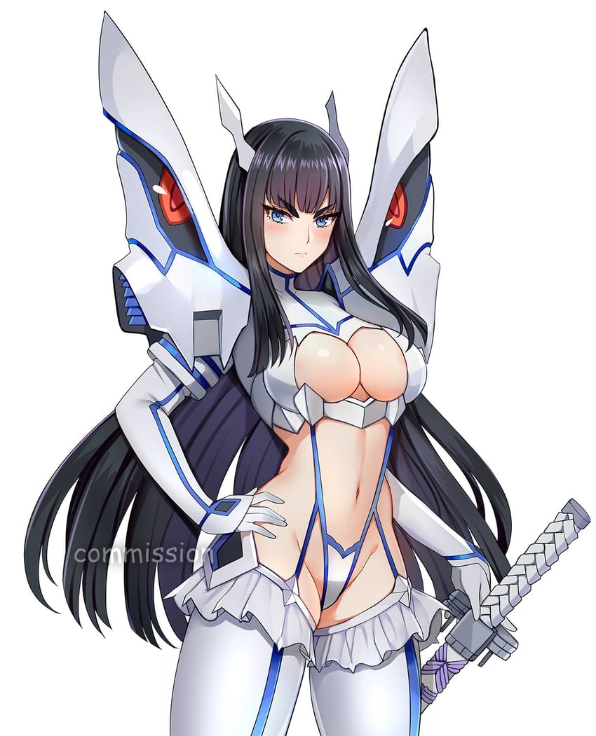kiryuuin satsuki and junketsu (kill la kill) drawn by jirafuru