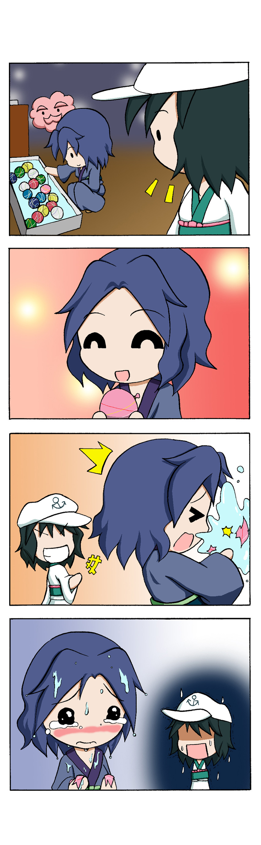murasa minamitsu, kumoi ichirin, and unzan (touhou) drawn by rakugaki-biyori