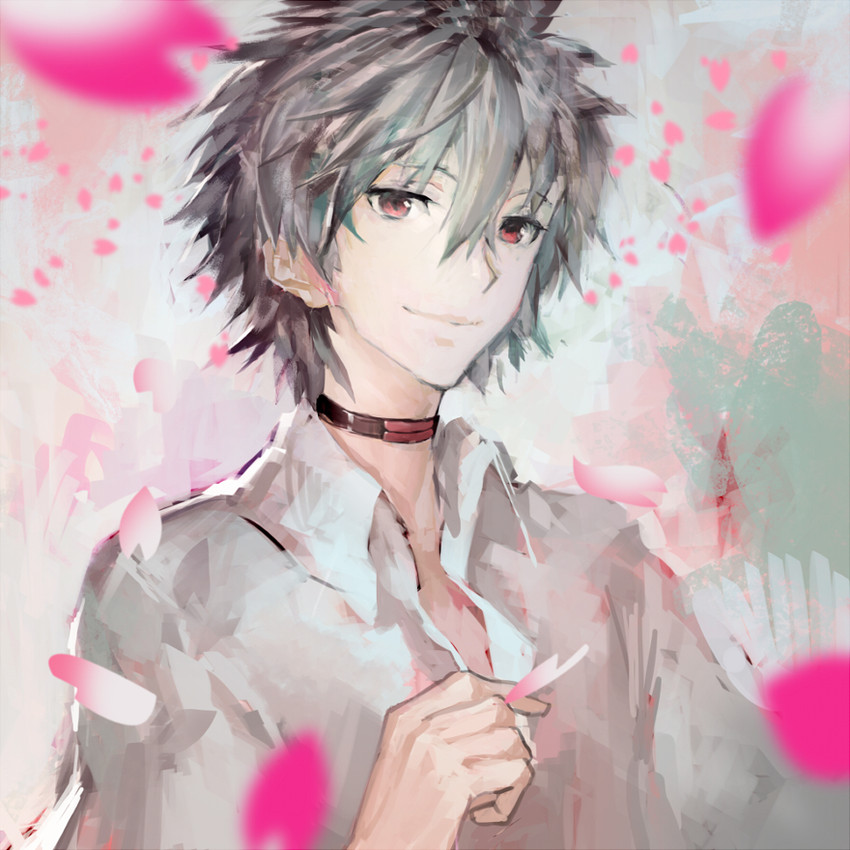nagisa kaworu (neon genesis evangelion and 2 more) drawn by aituoku