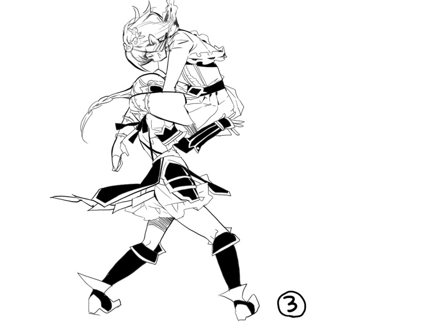 la pucelle and cranberry (mahou shoujo ikusei keikaku and 1 more) drawn by edoya_pochi