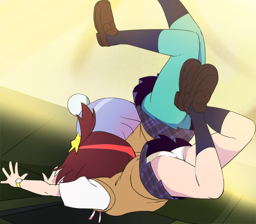 luluco and midori (uchuu patrol luluco) drawn by haruyama_kazunori