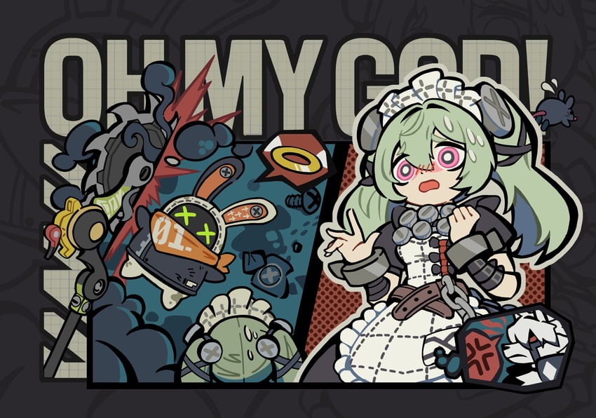 eous, von lycaon, and corin wickes (zenless zone zero) drawn by ilc07137