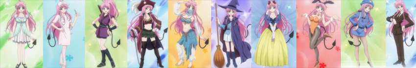 lala satalin deviluke, peke, and snow white (to love-ru and 1 more)
