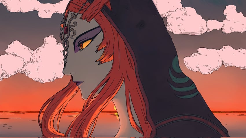 midna (the legend of zelda and 1 more) drawn by alotofp907