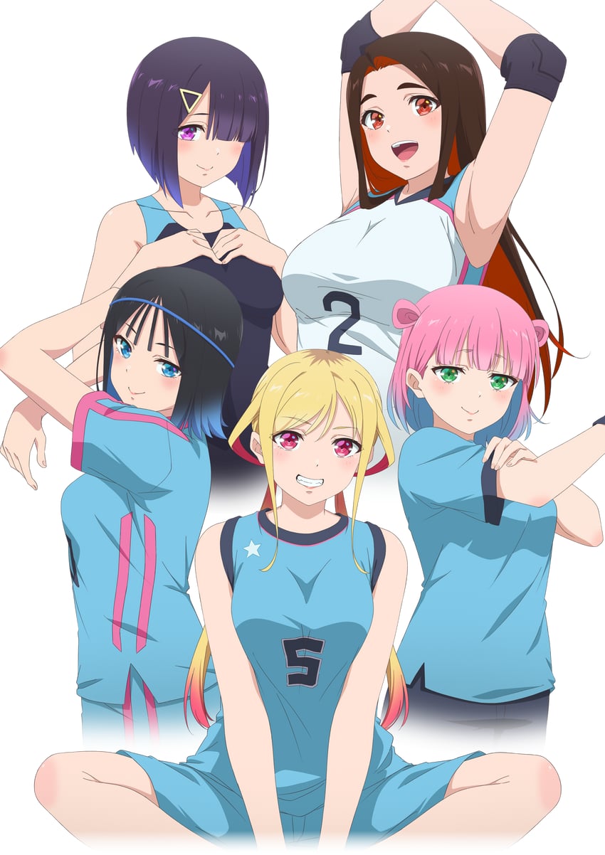 kusunoki aroma, kitahara aoba, sumiyoshi izumi, sayamagaoka chiyo, and hongou miyuki (sawaranaide kotesashi-kun)