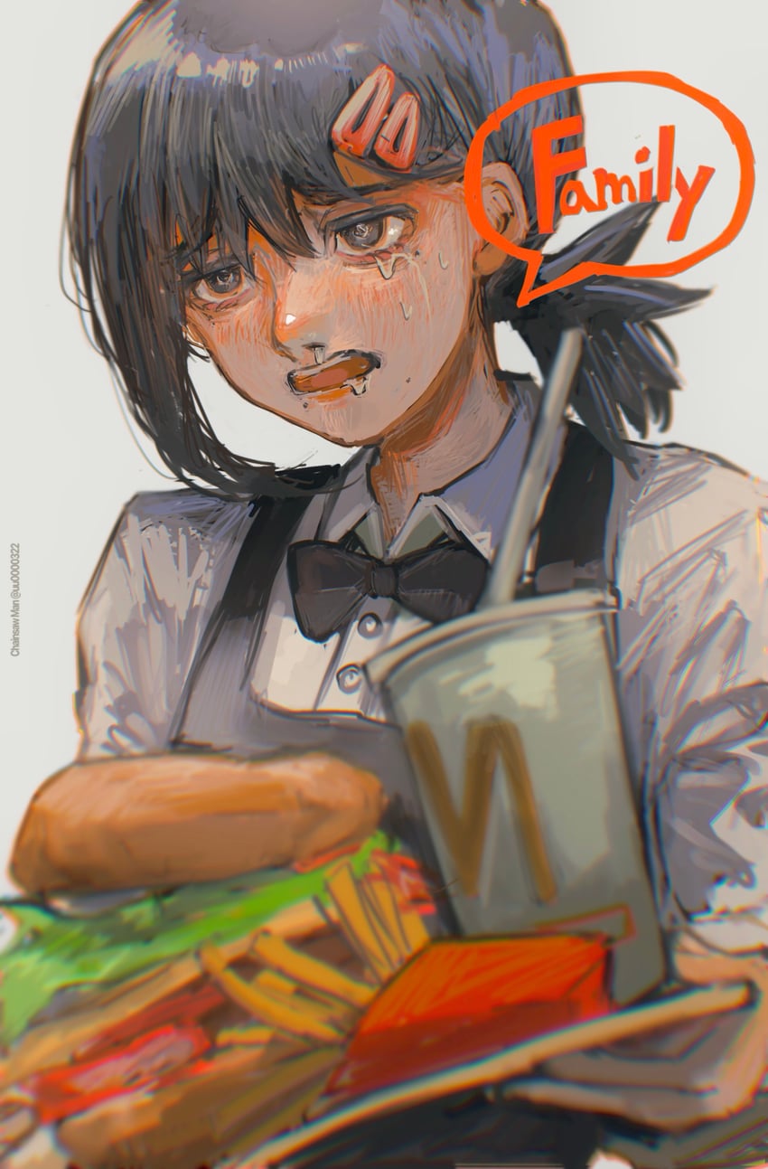 higashiyama kobeni (chainsaw man and 1 more) drawn by uu0000322