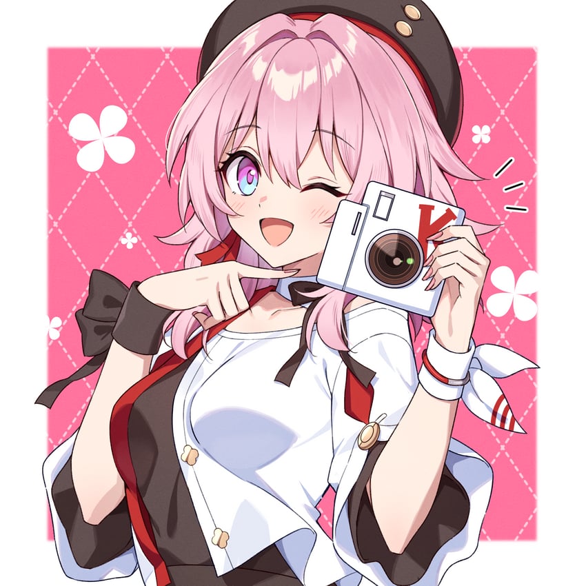 march 7th (honkai and 1 more) drawn by t@ke-g
