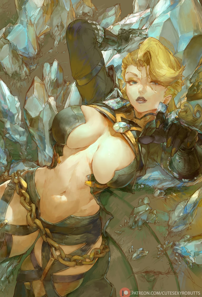 emma frost (marvel and 1 more) drawn by cutesexyrobutts
