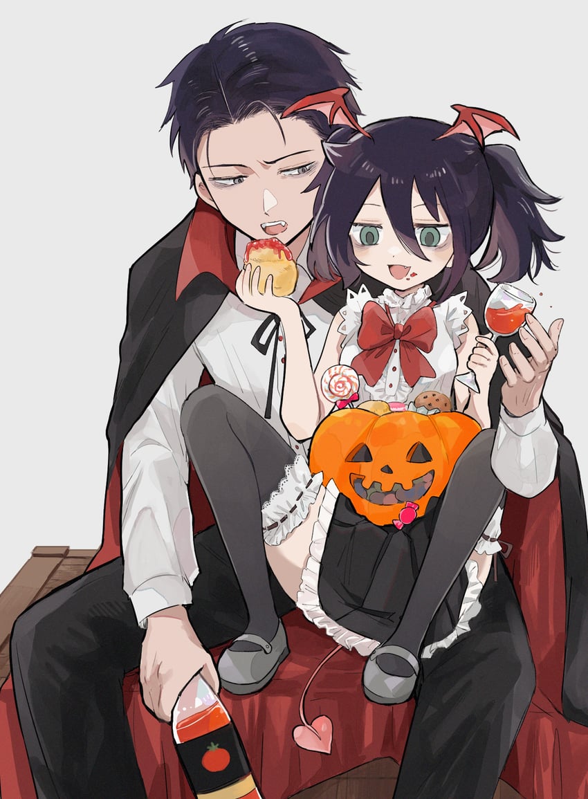 kuroki tomoko and kuroki tomoki (watashi ga motenai no wa dou kangaetemo omaera ga warui!) drawn by nuka_(nukamochi)