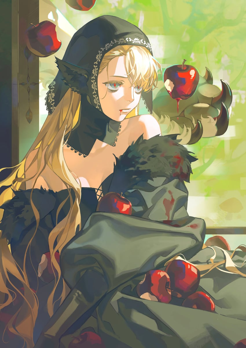 marcille donato and winged lion (dungeon meshi) drawn by fan_mu_zhang