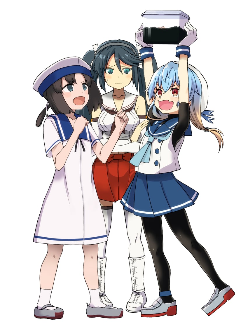 isuzu, sado, daitou, and isuzu kai ni (kantai collection) drawn by tsuji_kazuho
