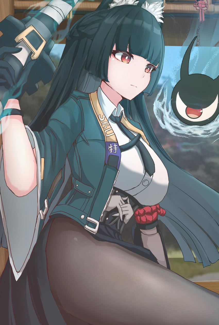 hoshimi miyabi and tailless (zenless zone zero) drawn by lawgdrawingworkshop