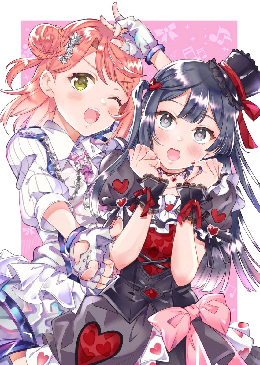 yuki setsuna and uehara ayumu (love live! and 1 more) drawn by takitarou