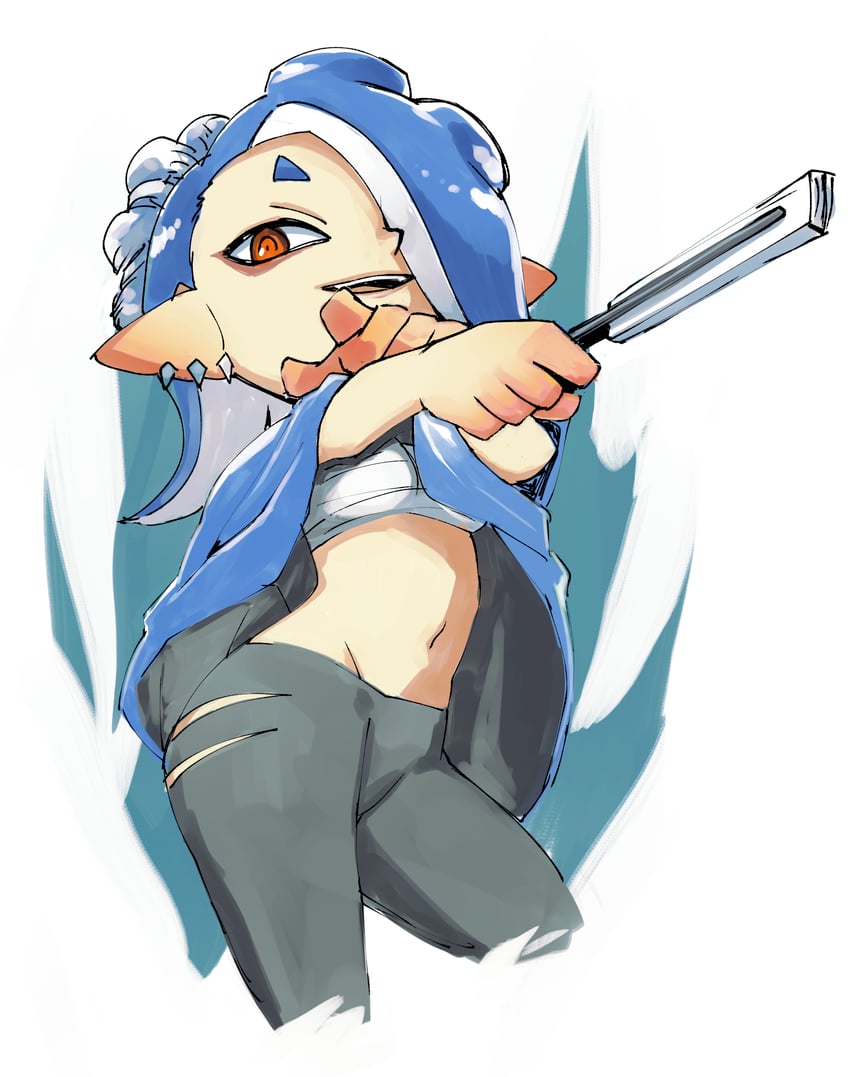 shiver (splatoon and 1 more) drawn by muramasa_mikado