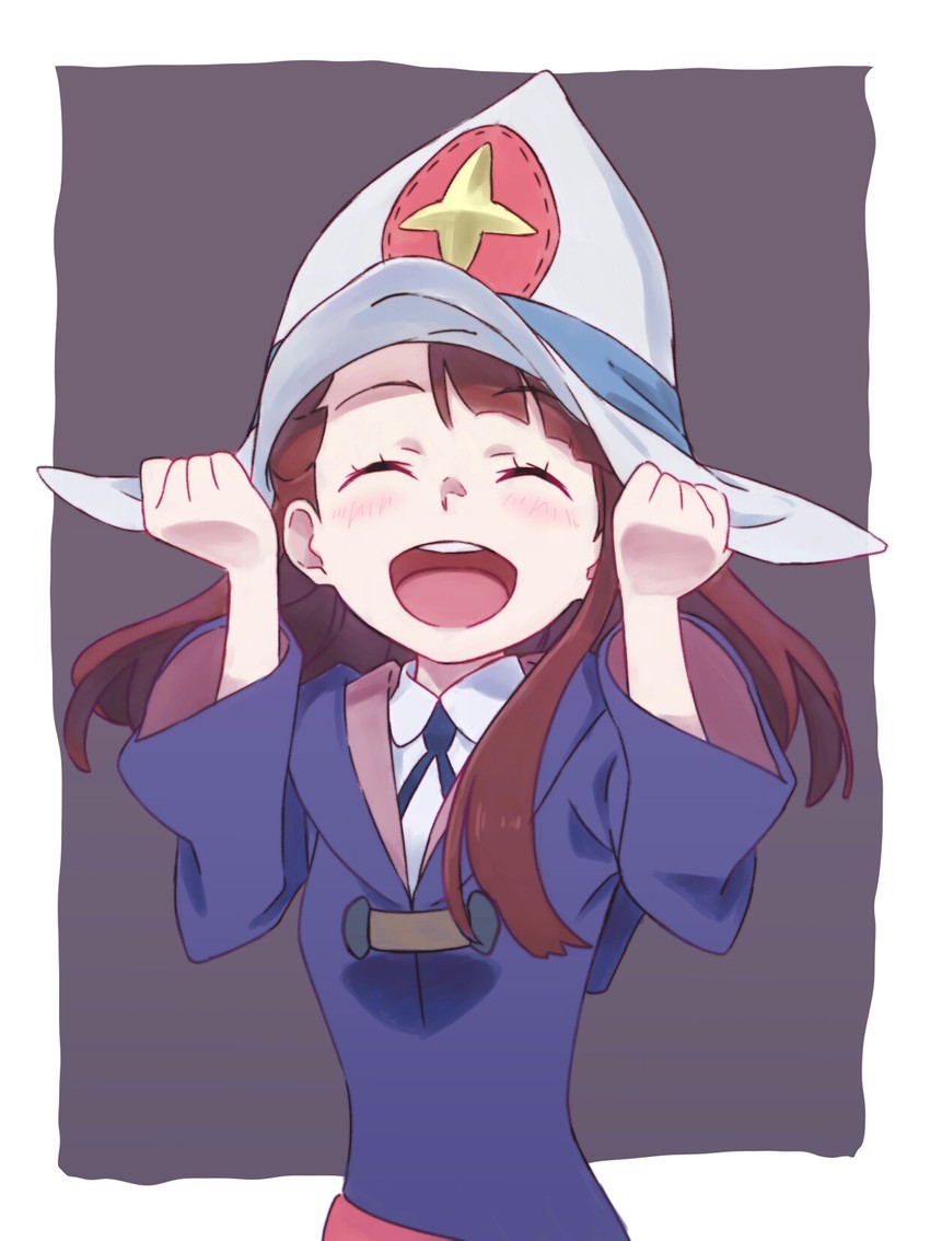 kagari atsuko (little witch academia) drawn by tama_(tama-s)