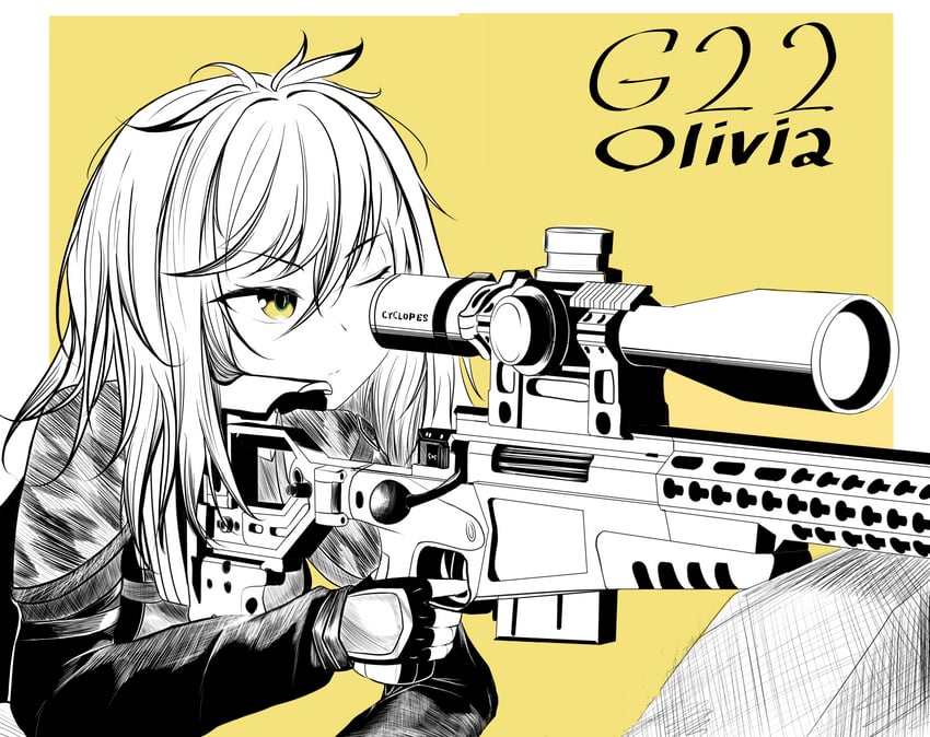 olivia (girls' frontline and 1 more) drawn by f4_u