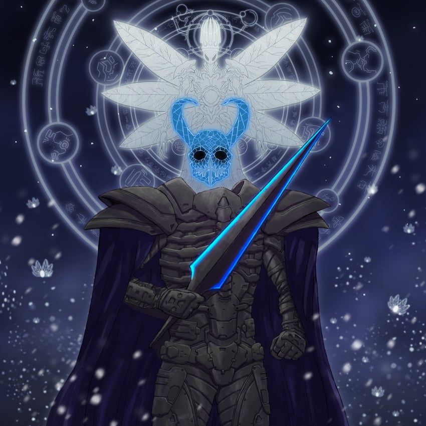 knight, pale king, skullhacker, and khan maykr (original and 3 more) drawn by adi_(adivider)