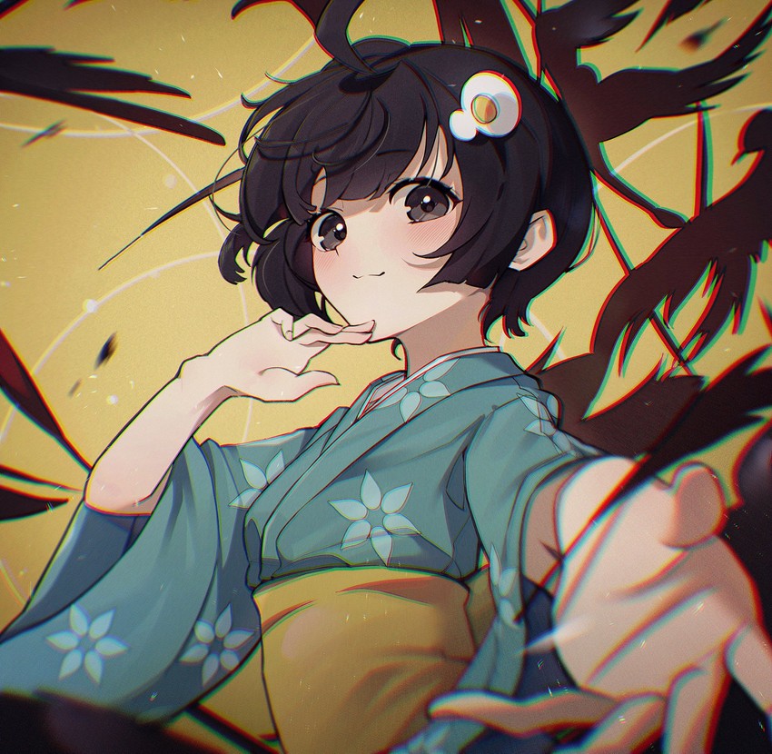 araragi tsukihi (monogatari and 1 more) drawn by lunia
