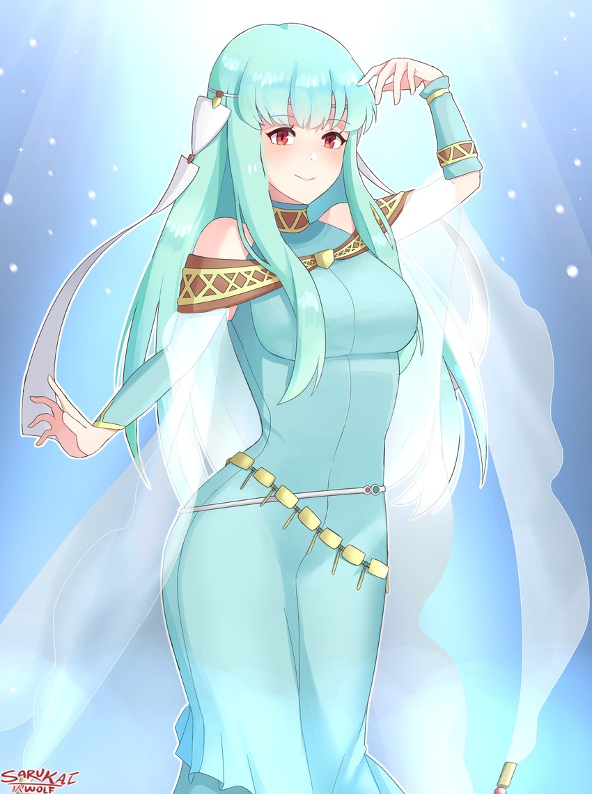 ninian (fire emblem and 1 more) drawn by sarukaiwolf