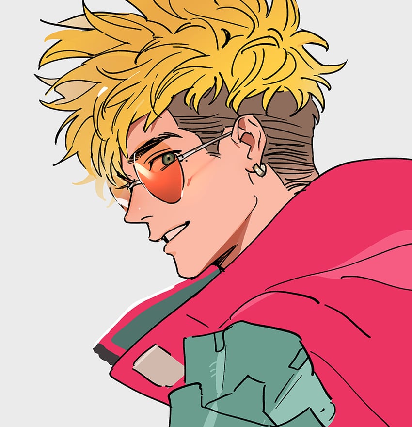 vash the stampede (trigun and 1 more) drawn by 6753