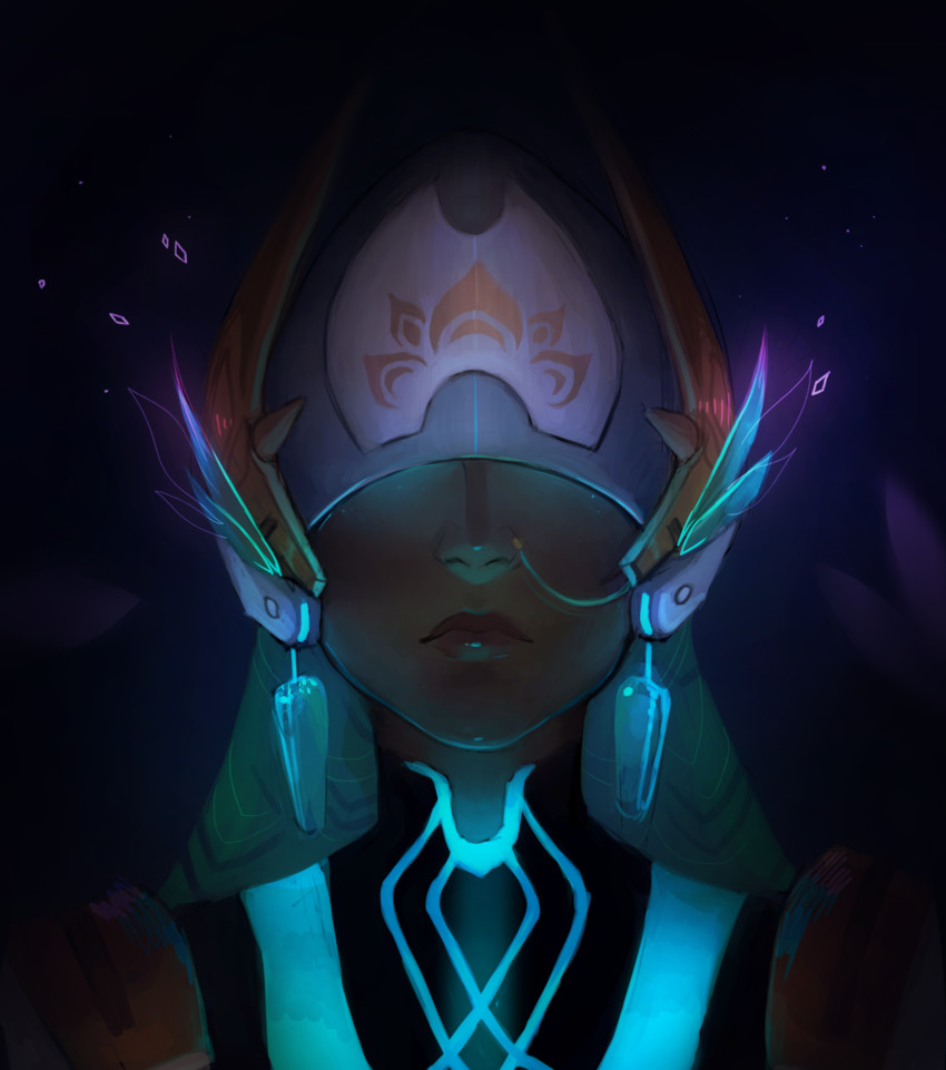 symmetra and oasis symmetra (overwatch and 1 more) drawn by matilda_fiship