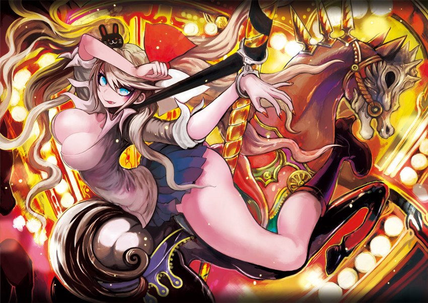 enoshima junko (danganronpa and 1 more) drawn by airi2