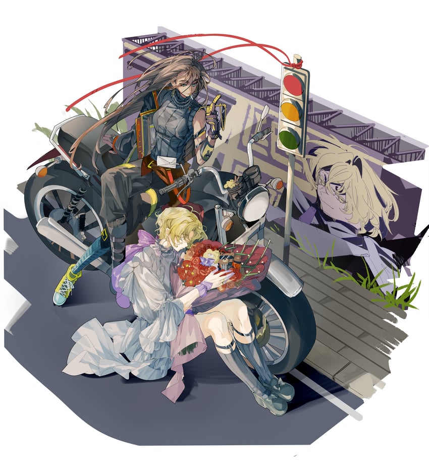 luka and hyuna (alien stage) drawn by xian_qishui