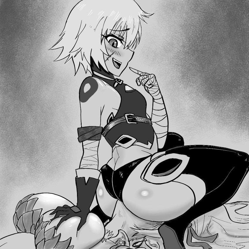 kama and jack the ripper (fate and 2 more) drawn by drawfag
