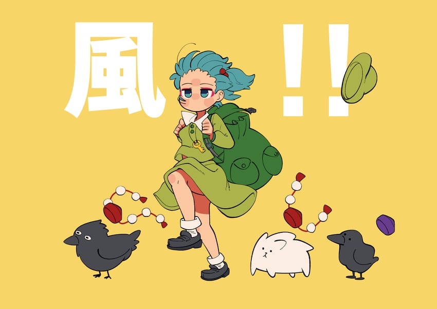 shameimaru aya, inubashiri momiji, kawashiro nitori, and himekaidou hatate (touhou and 1 more) drawn by carte