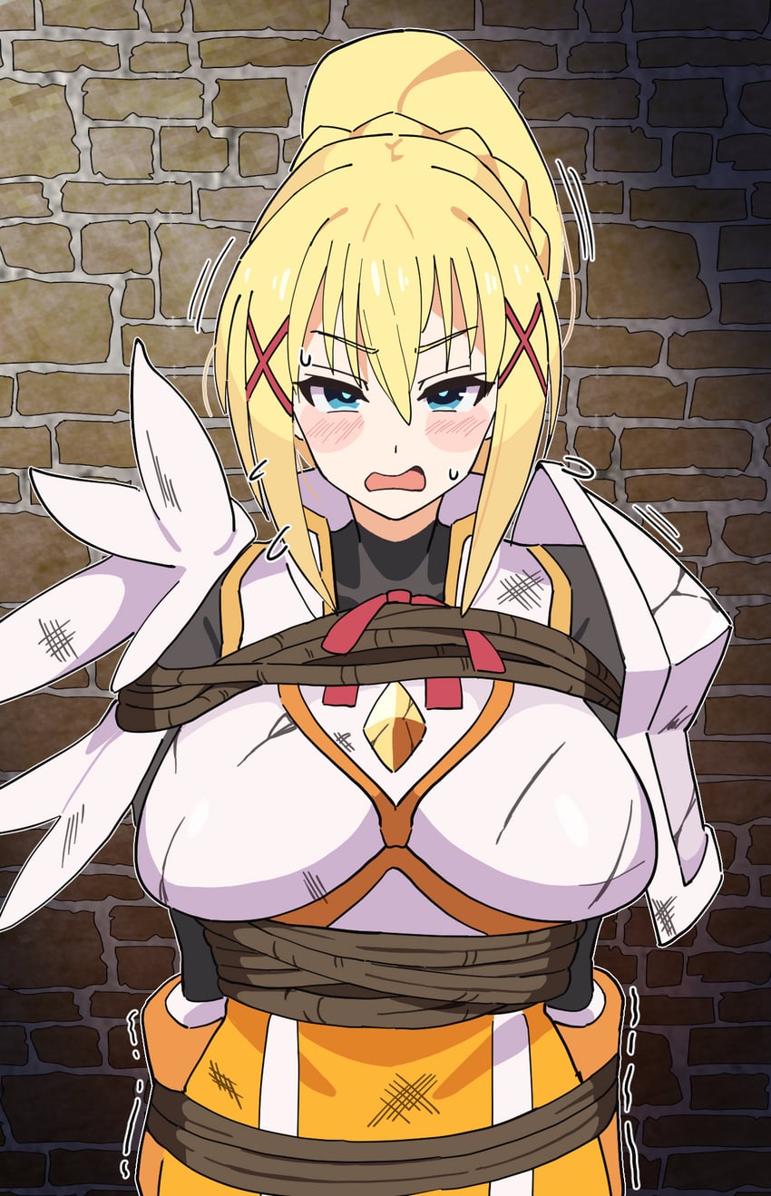 darkness (kono subarashii sekai ni shukufuku wo!) drawn by noyama_takenoko