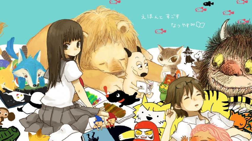 moomintroll, snufkin, cheburashka, and the very hungry caterpillar (moomin and 6 more) drawn by yukke