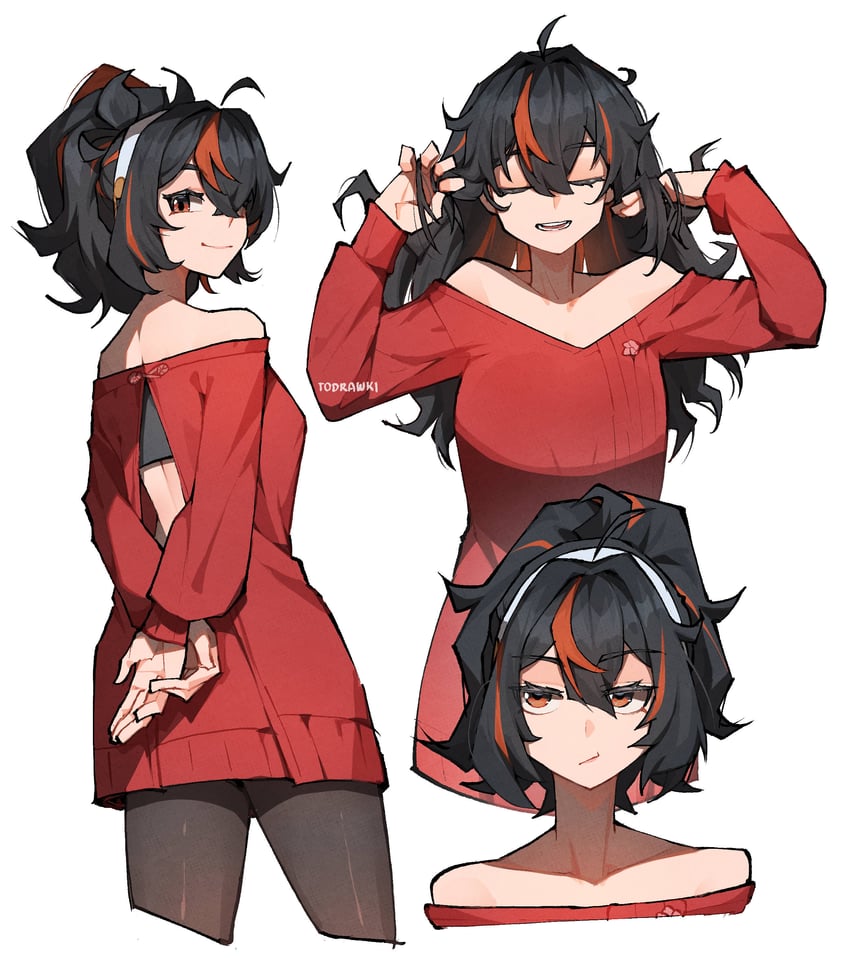 yor briar and zhu yuan (zenless zone zero and 1 more) drawn by wokiiarts