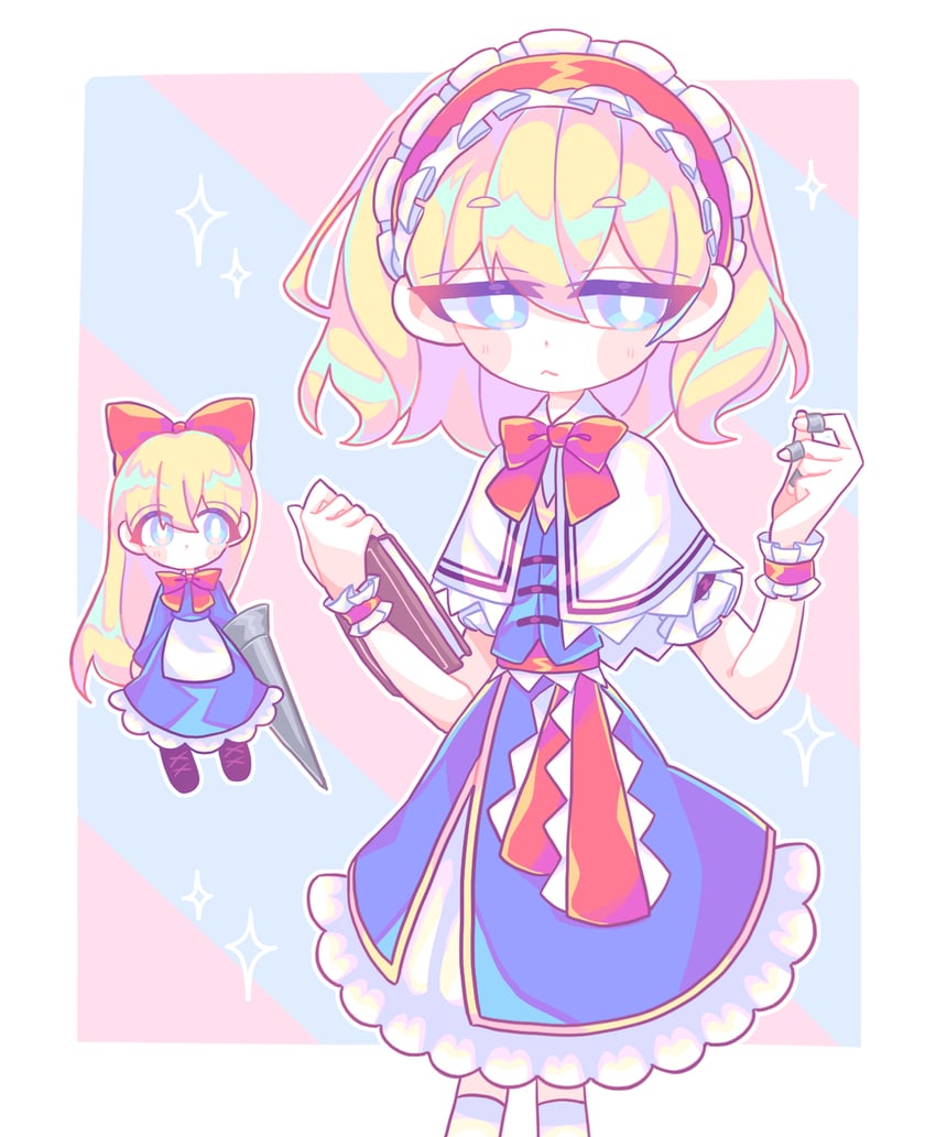 alice margatroid and shanghai doll (touhou) drawn by reimu_is