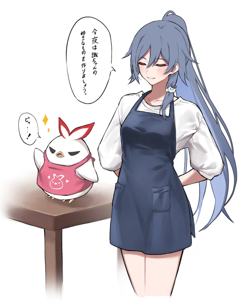 fu hua and jingwei (honkai and 1 more) drawn by yunomi_(yunomi_hs)