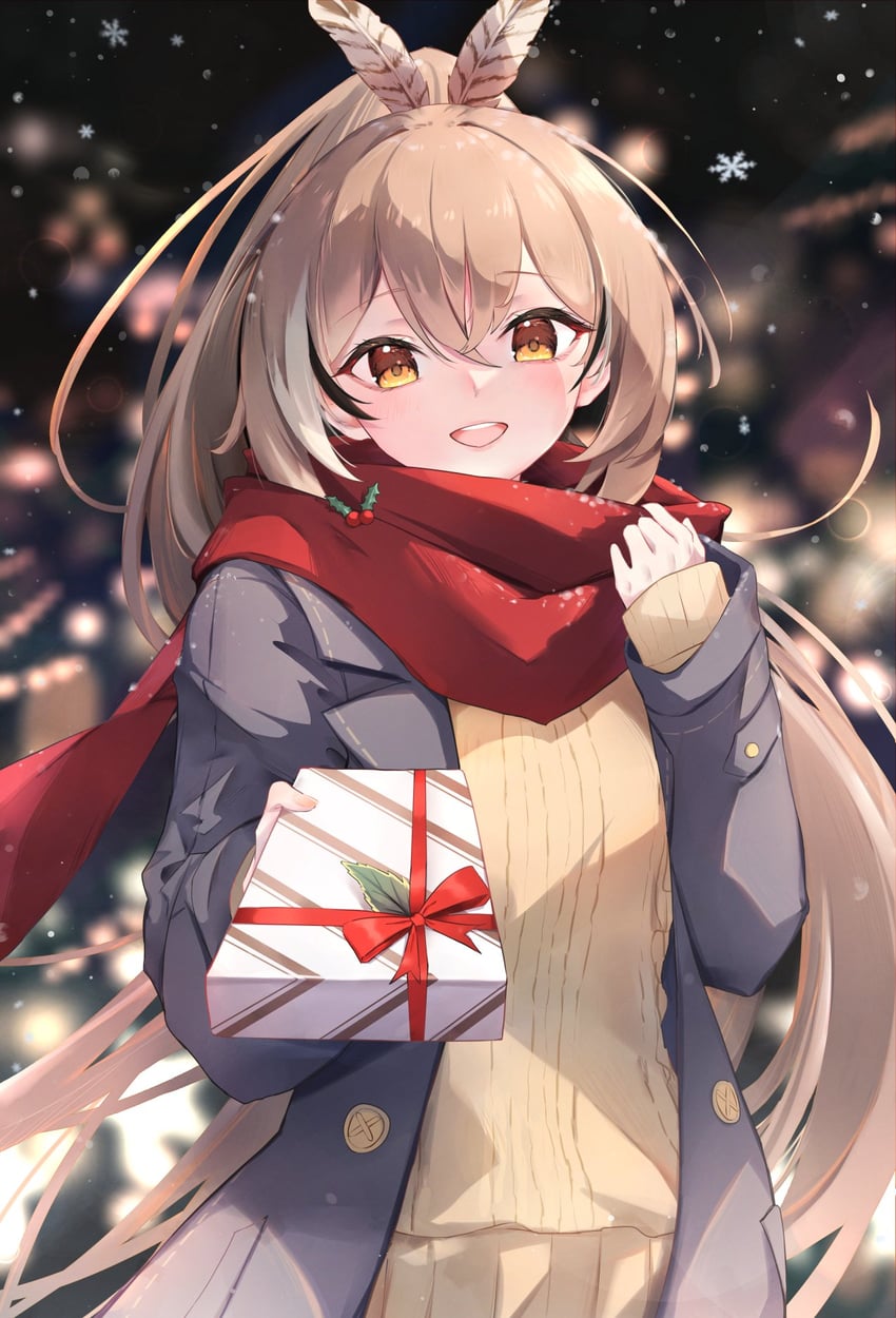 nanashi mumei (hololive and 1 more) drawn by elphe