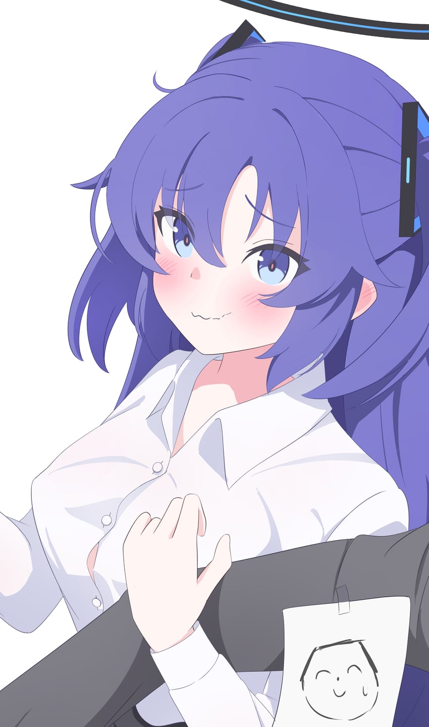 sensei, yuuka, and doodle sensei (blue archive) drawn by fortysansan