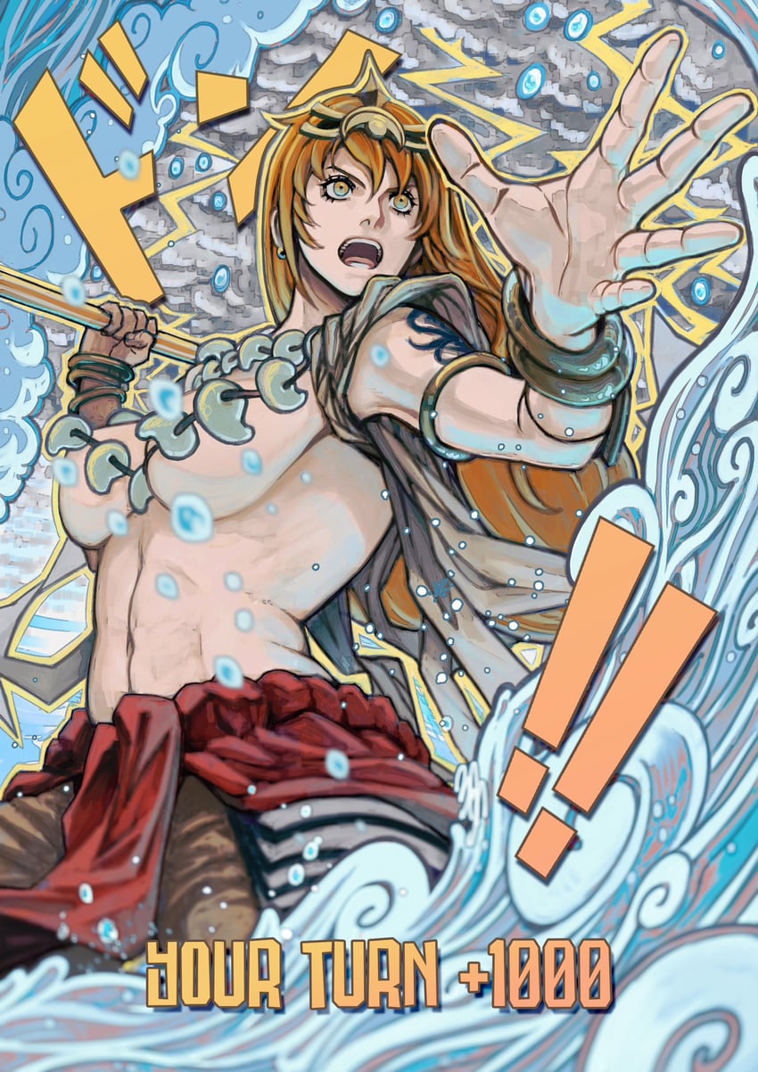 nami and susanoo (one piece and 1 more) drawn by deadjuice