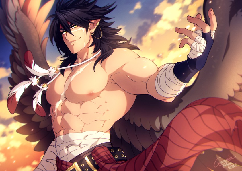 tibarn (fire emblem and 1 more) drawn by crescentia_fortuna