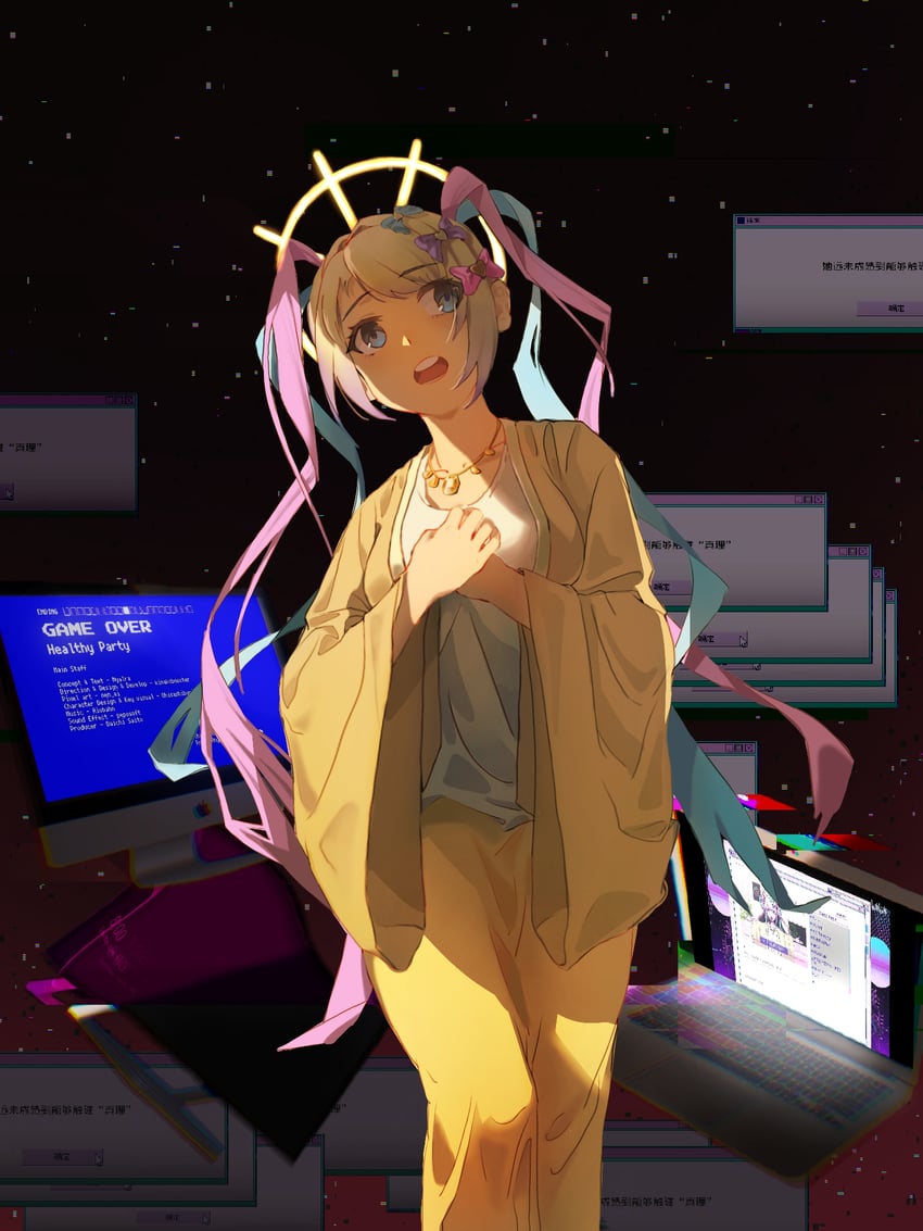 chouzetsusaikawa tenshi-chan (needy girl overdose) drawn by bai_qiqi_feifei