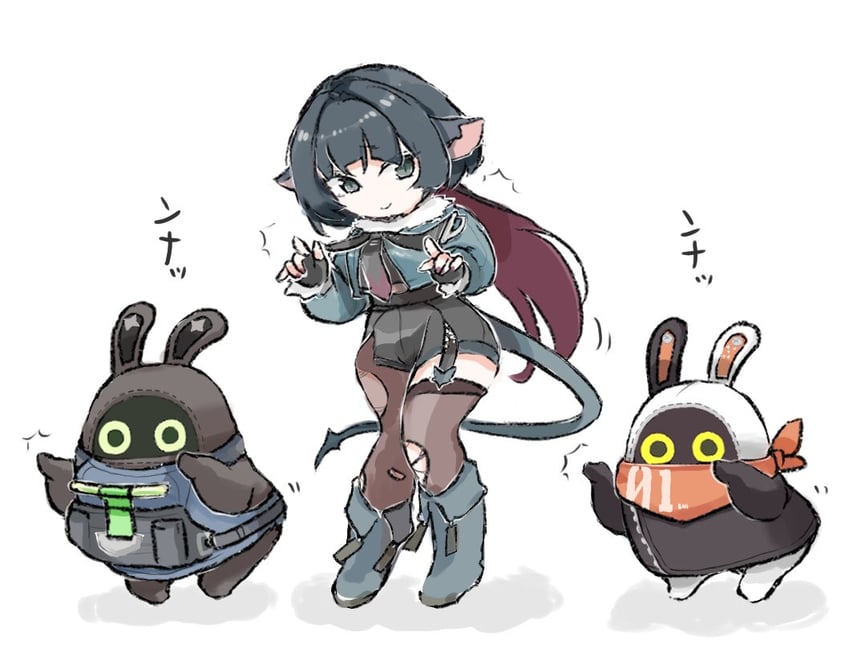jane doe, eous, and securityboo (zenless zone zero) drawn by az79709363